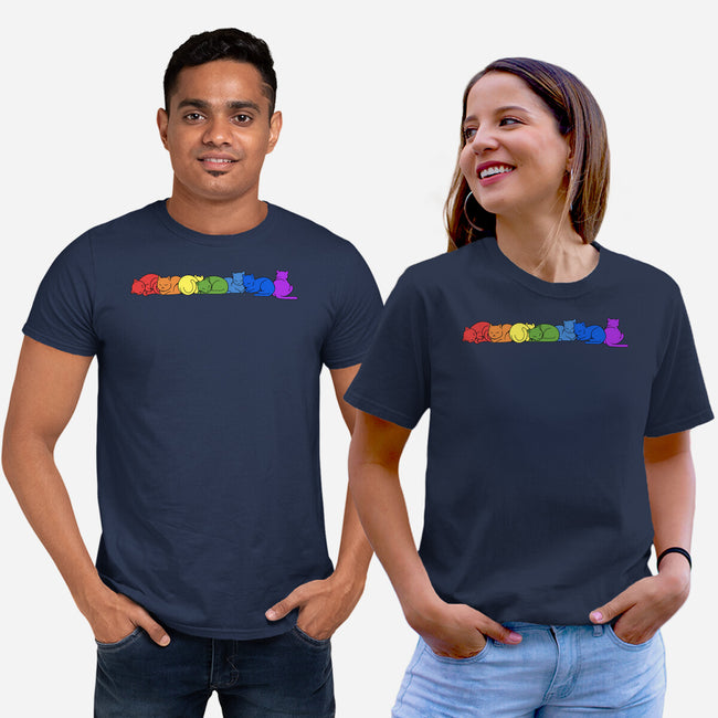 Rainbow Cats Pride-Unisex-Basic-Tee-tobefonseca