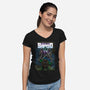 Super Shredder-Womens-V-Neck-Tee-Diego Oliver