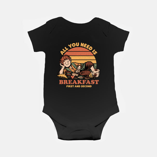 Breakfast Food Movie-Baby-Basic-Onesie-Studio Mootant
