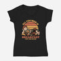Breakfast Food Movie-Womens-V-Neck-Tee-Studio Mootant