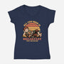 Breakfast Food Movie-Womens-V-Neck-Tee-Studio Mootant