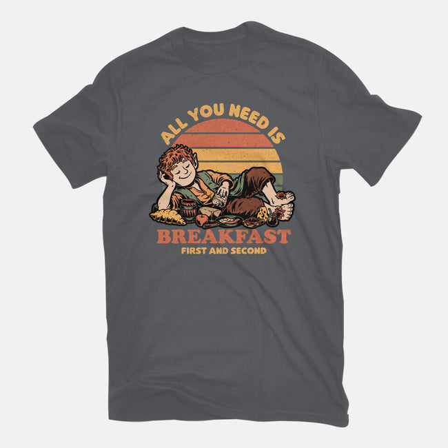 Breakfast Food Movie-Mens-Heavyweight-Tee-Studio Mootant