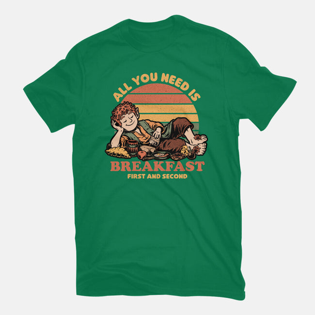 Breakfast Food Movie-Womens-Fitted-Tee-Studio Mootant