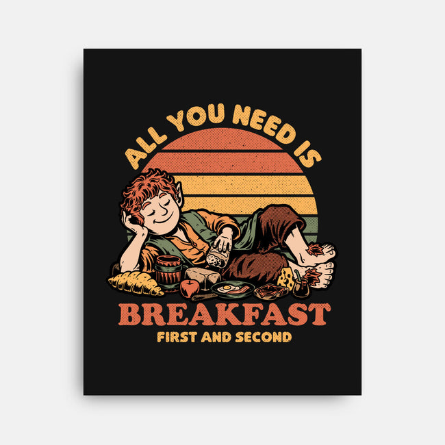 Breakfast Food Movie-None-Stretched-Canvas-Studio Mootant