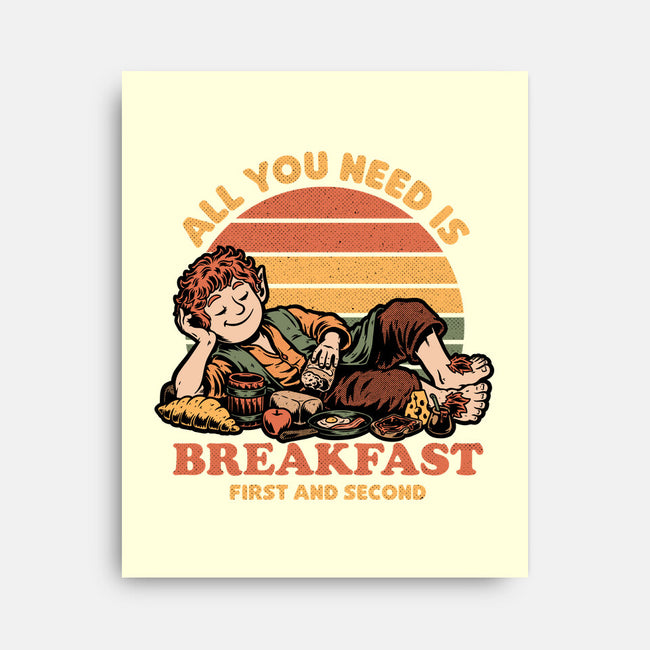 Breakfast Food Movie-None-Stretched-Canvas-Studio Mootant