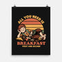 Breakfast Food Movie-None-Matte-Poster-Studio Mootant