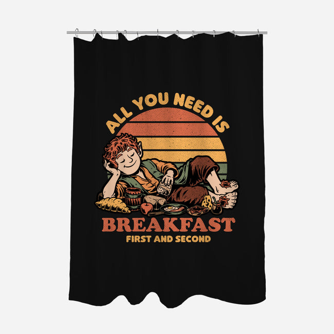 Breakfast Food Movie-None-Polyester-Shower Curtain-Studio Mootant