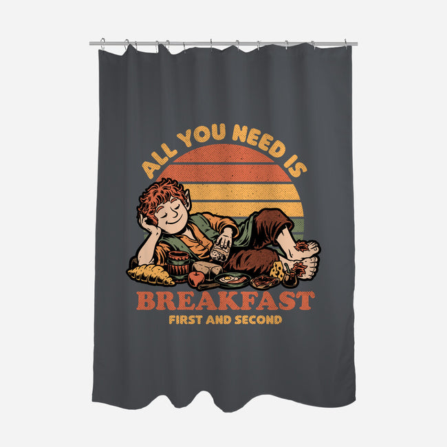 Breakfast Food Movie-None-Polyester-Shower Curtain-Studio Mootant