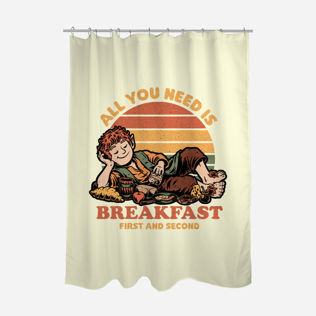 Breakfast Food Movie-None-Polyester-Shower Curtain-Studio Mootant