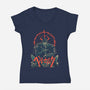 The Lone Warrior-Womens-V-Neck-Tee-Diego Oliver