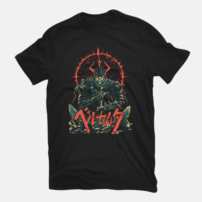 The Lone Warrior-Womens-Fitted-Tee-Diego Oliver