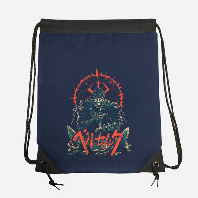 The Lone Warrior-None-Drawstring-Bag-Diego Oliver