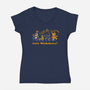 Let's Misbehave Magic Animals-Womens-V-Neck-Tee-worlddominationforcats