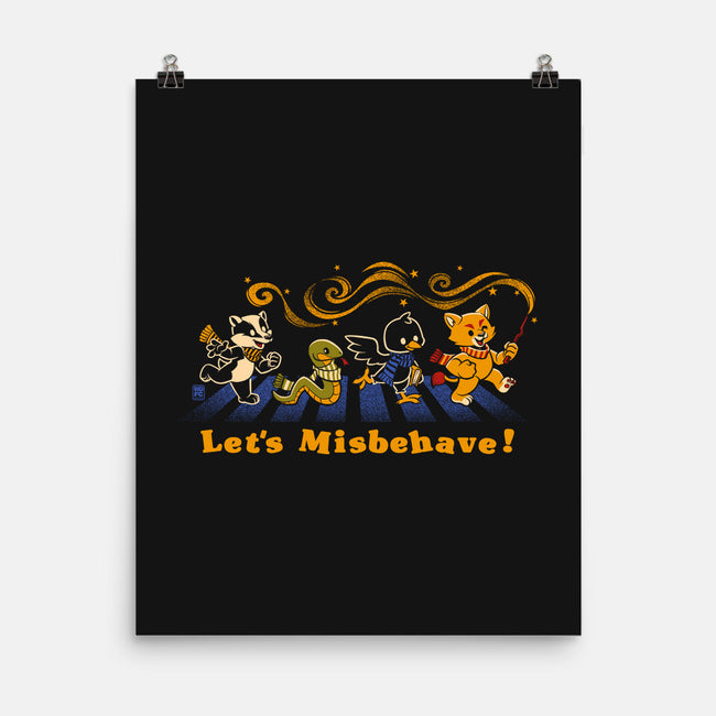 Let's Misbehave Magic Animals-None-Matte-Poster-worlddominationforcats