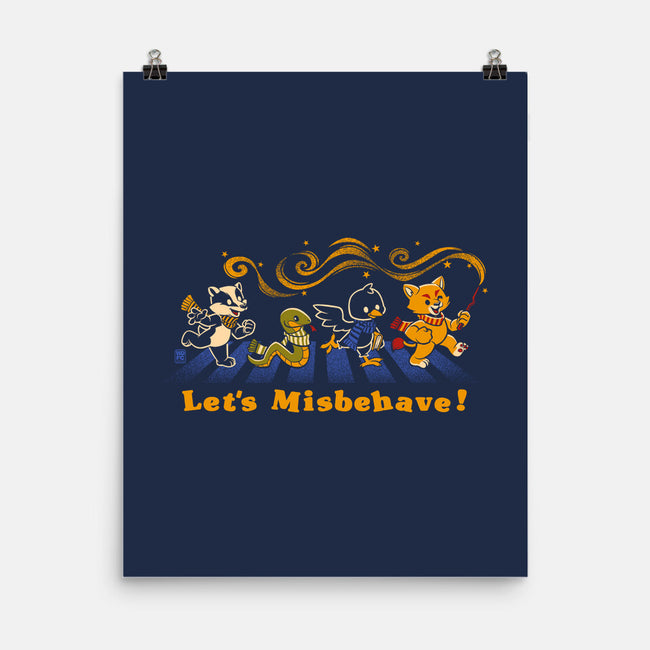 Let's Misbehave Magic Animals-None-Matte-Poster-worlddominationforcats