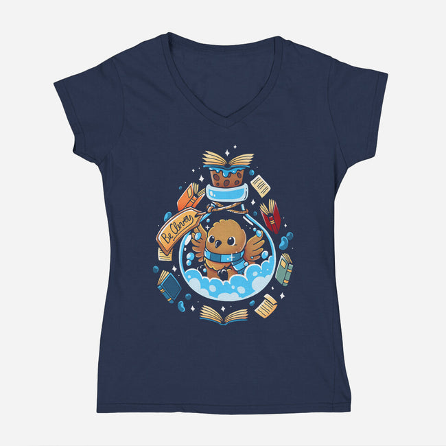 Clever Potion-Womens-V-Neck-Tee-Vallina84