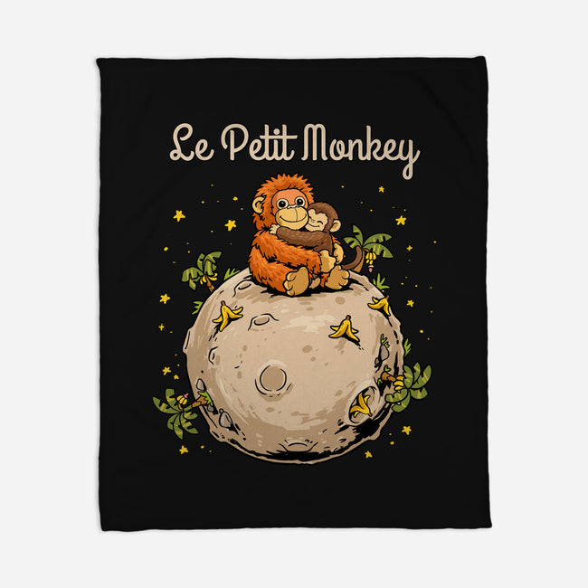 Le Petit Monkey-None-Fleece-Blanket-GoshWow