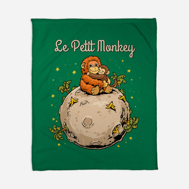 Le Petit Monkey-None-Fleece-Blanket-GoshWow