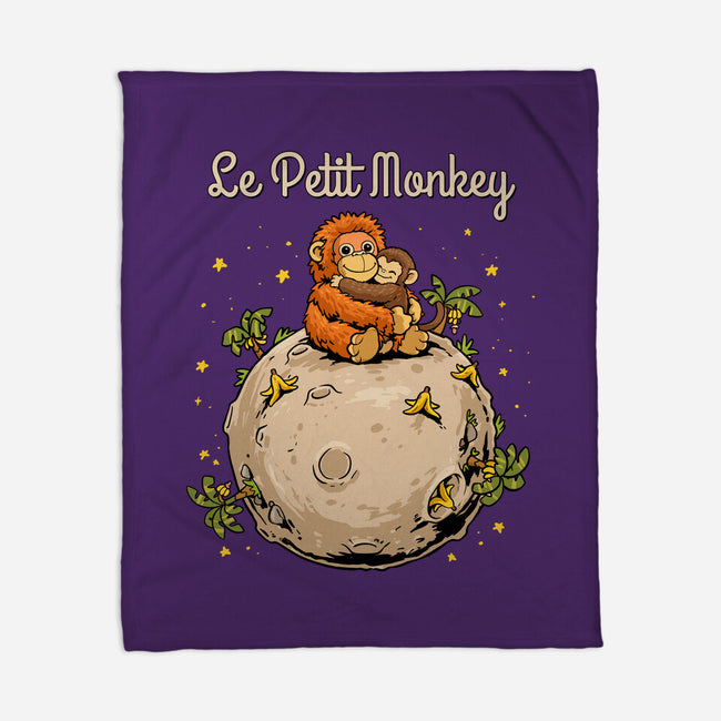 Le Petit Monkey-None-Fleece-Blanket-GoshWow