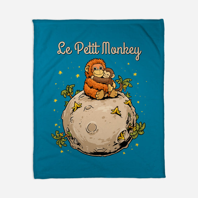 Le Petit Monkey-None-Fleece-Blanket-GoshWow