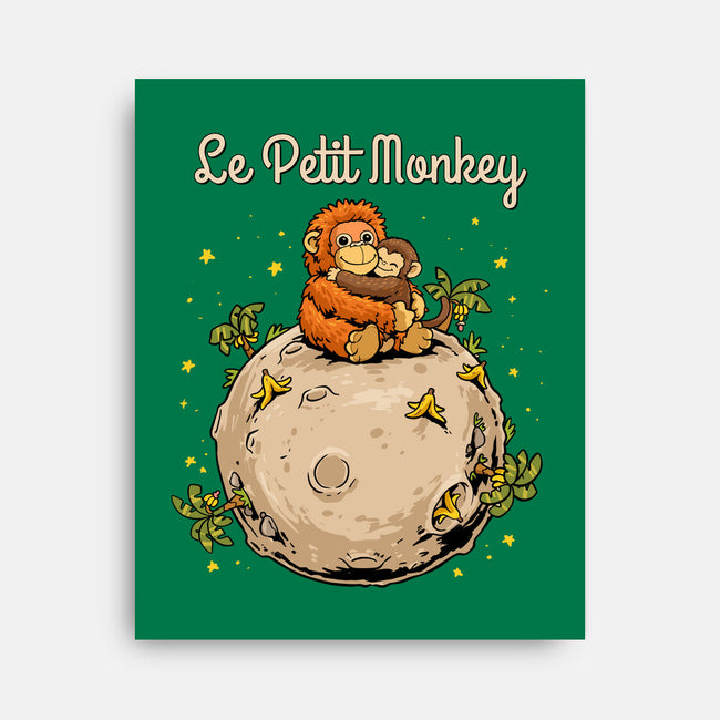 Le Petit Monkey-None-Stretched-Canvas-GoshWow