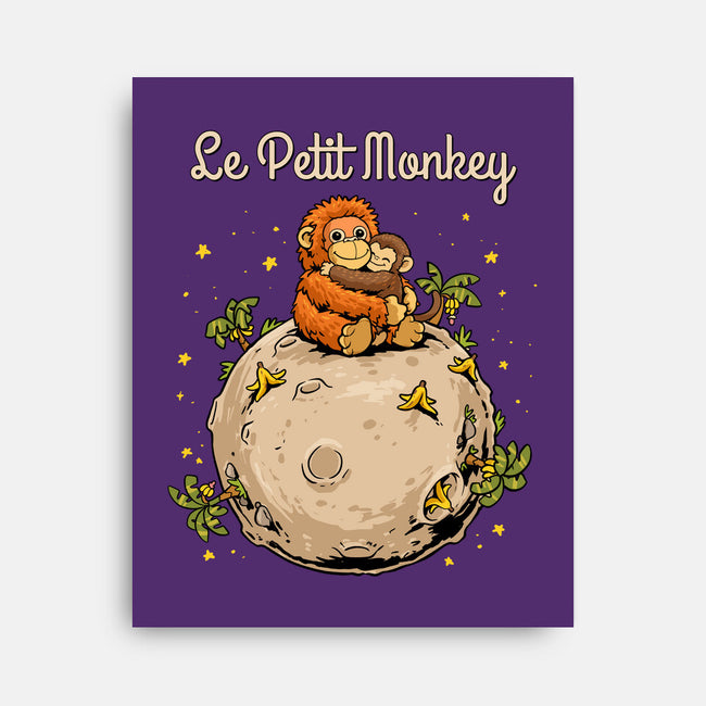 Le Petit Monkey-None-Stretched-Canvas-GoshWow