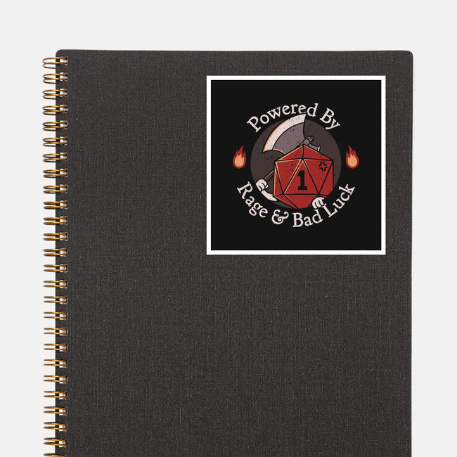 Rage And Bad Luck-None-Glossy-Sticker-rarpoint