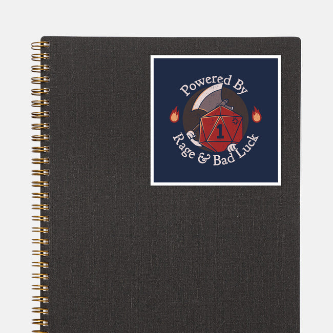 Rage And Bad Luck-None-Glossy-Sticker-rarpoint