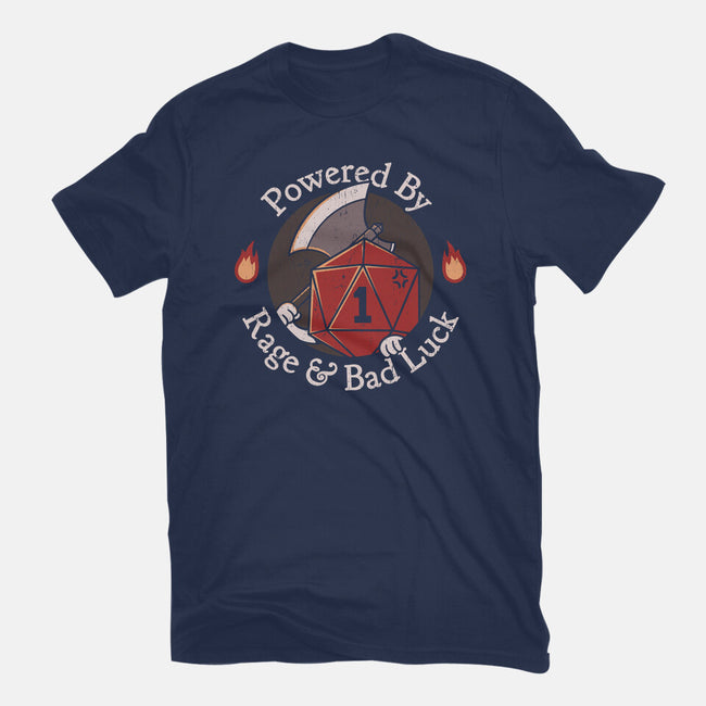 Rage And Bad Luck-Unisex-Basic-Tee-rarpoint