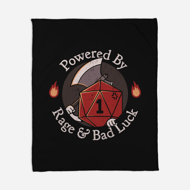 Rage And Bad Luck-None-Fleece-Blanket-rarpoint