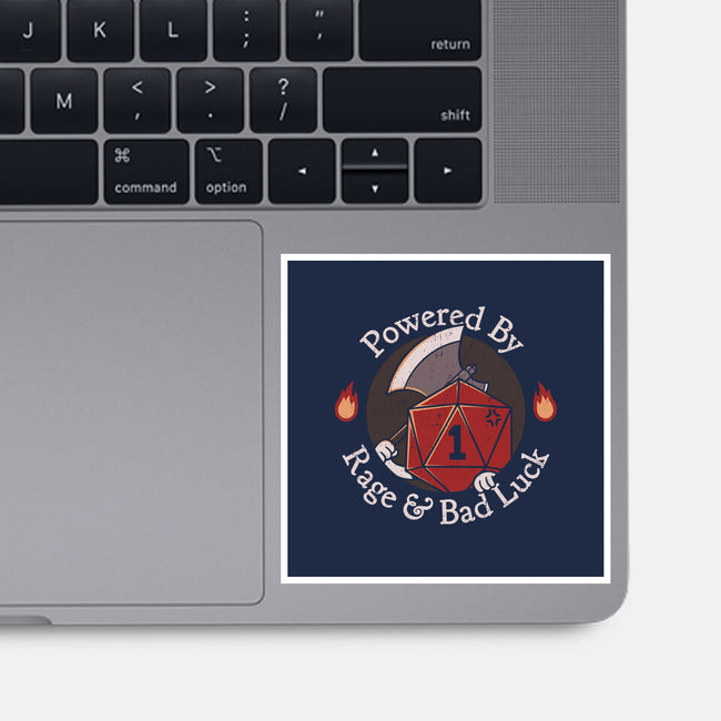 Rage And Bad Luck-None-Glossy-Sticker-rarpoint