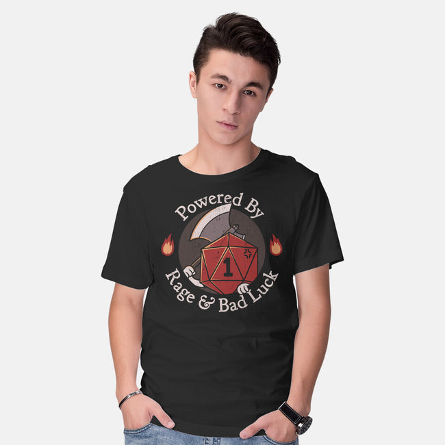 Rage And Bad Luck-Mens-Basic-Tee-rarpoint