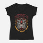 Combat Ready Unit-Womens-V-Neck-Tee-glitchygorilla