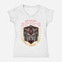 Combat Ready Unit-Womens-V-Neck-Tee-glitchygorilla