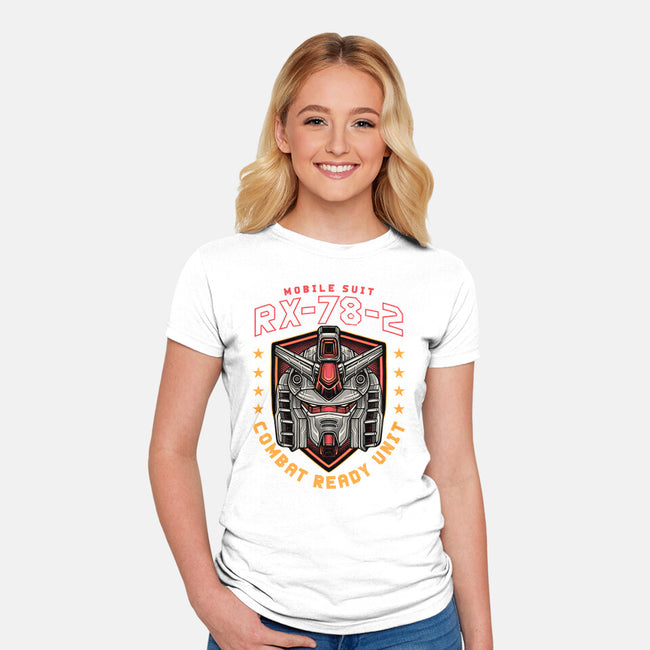 Combat Ready Unit-Womens-Fitted-Tee-glitchygorilla