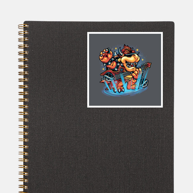 Rock The Mushroom Kingdom-None-Glossy-Sticker-glitchygorilla