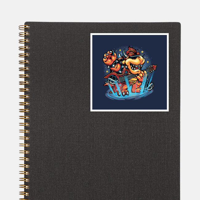Rock The Mushroom Kingdom-None-Glossy-Sticker-glitchygorilla