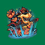 Rock The Mushroom Kingdom-Womens-Basic-Tee-glitchygorilla