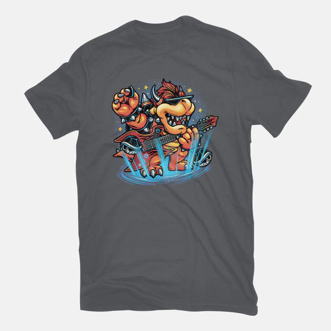 Rock The Mushroom Kingdom-Womens-Fitted-Tee-glitchygorilla