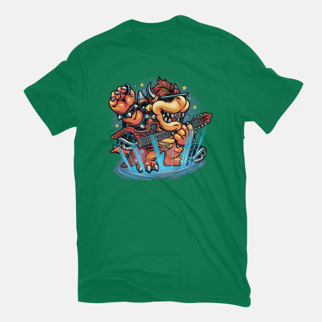 Rock The Mushroom Kingdom-Unisex-Basic-Tee-glitchygorilla