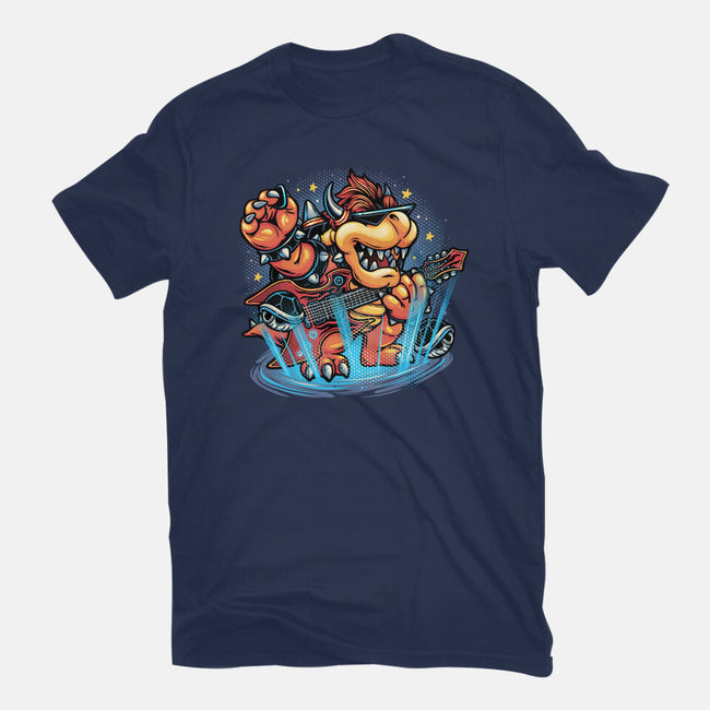 Rock The Mushroom Kingdom-Womens-Basic-Tee-glitchygorilla