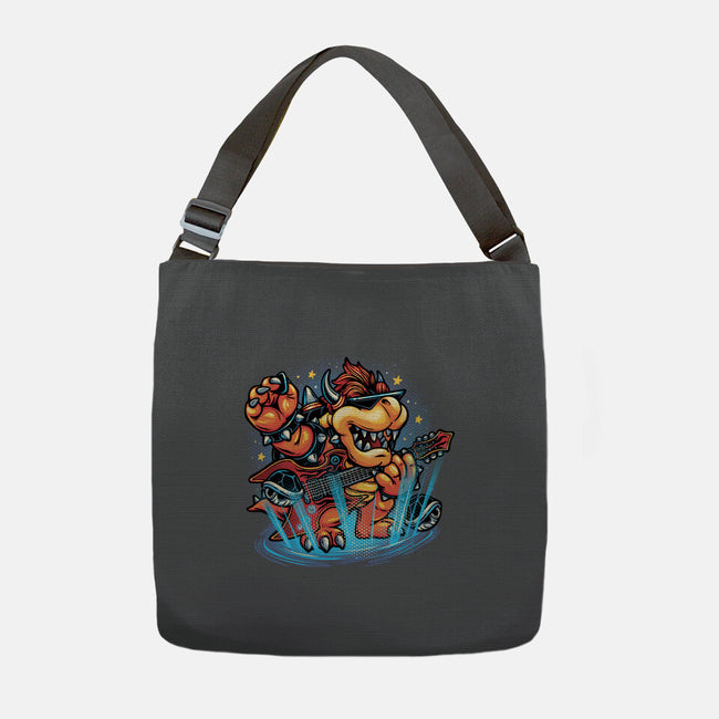 Rock The Mushroom Kingdom-None-Adjustable Tote-Bag-glitchygorilla