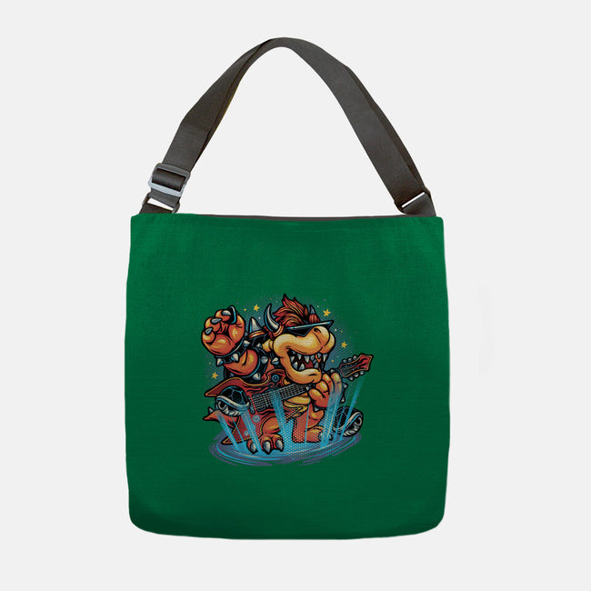 Rock The Mushroom Kingdom-None-Adjustable Tote-Bag-glitchygorilla