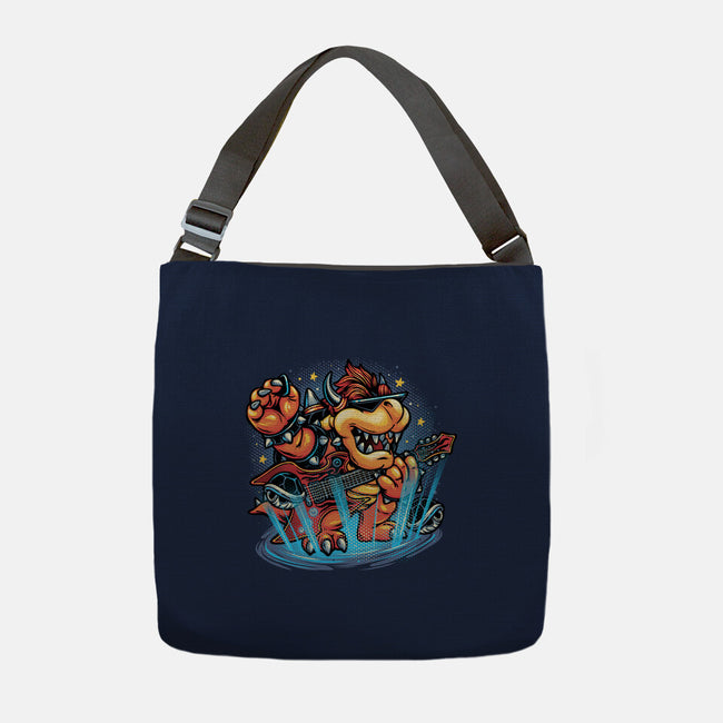 Rock The Mushroom Kingdom-None-Adjustable Tote-Bag-glitchygorilla