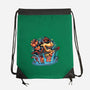 Rock The Mushroom Kingdom-None-Drawstring-Bag-glitchygorilla