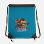 Rock The Mushroom Kingdom-None-Drawstring-Bag-glitchygorilla