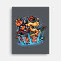 Rock The Mushroom Kingdom-None-Stretched-Canvas-glitchygorilla