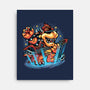 Rock The Mushroom Kingdom-None-Stretched-Canvas-glitchygorilla