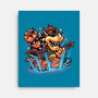 Rock The Mushroom Kingdom-None-Stretched-Canvas-glitchygorilla