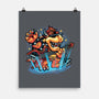 Rock The Mushroom Kingdom-None-Matte-Poster-glitchygorilla